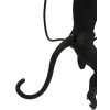 Mauro Ferretti Applique Murale Singe Noir 32x32x64 cm