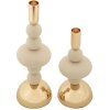 Mauro Ferretti Bougeoirs Galaxy Crème - Set de 2