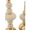 Mauro Ferretti Bougeoirs Galaxy Crème - Set de 2