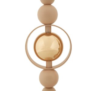 Mauro Ferretti Bougeoirs Saturn rose - Set de 2
