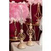Mauro Ferretti Bougeoirs Saturn rose - Set de 2