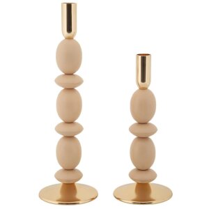 Mauro Ferretti Bougeoirs Shuttle rose – Set de 2