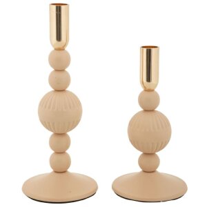 Mauro Ferretti Set de 2 Bougeoirs Aster Rose Ø...