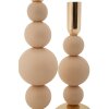 Mauro Ferretti Set de 2 Bougeoirs Bolly Rose Ø 10x24/29,5 cm