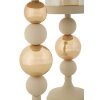 Mauro Ferretti Ensemble de bougeoirs Glassy Crème – 2 pièces