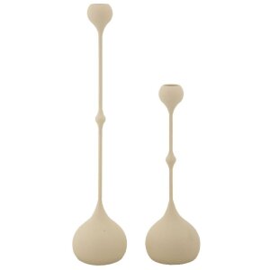 Mauro Ferretti Bougeoirs Slimmy Crème - Set de 2...