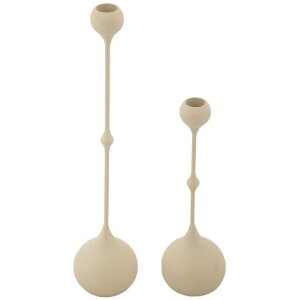 Mauro Ferretti Bougeoirs Slimmy Crème - Set de 2...