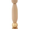 Mauro Ferretti Bougeoir Strek Rose - Ensemble de 2 Ø 9,5x25/30 cm