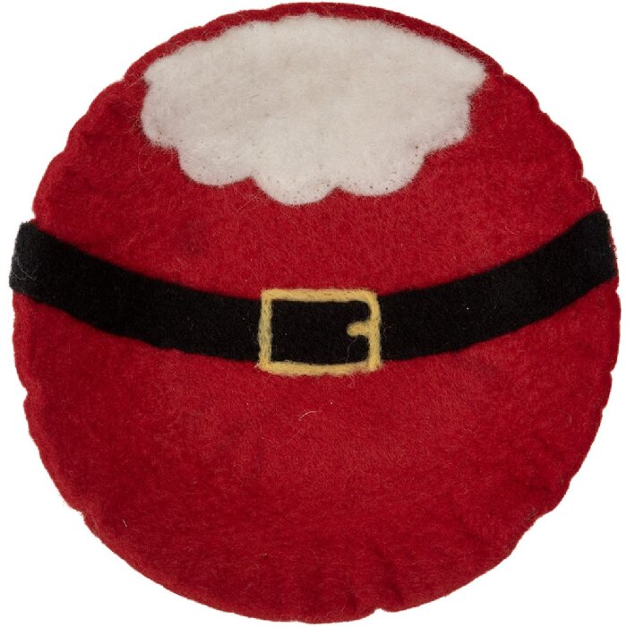 Clayre & Eef Coupe en Feutre Père Noël 18x4 cm