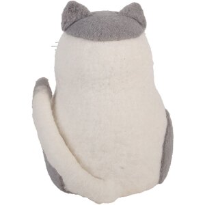 Chat en feutre Clayre & Eef 14x14x20 cm