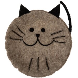 Clayre & Eef 66300 Panier en feutre Chien 18x18x6 cm