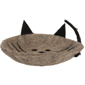 Clayre & Eef 66300 Panier en feutre Chien 18x18x6 cm