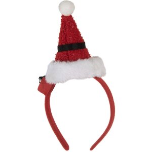 Clayre & Eef Serre-tête Noël Bonnet LED 12x7x27 cm