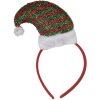 Clayre & Eef 66353 Bandeau avec Bonnet de Noël 12x6x22 cm