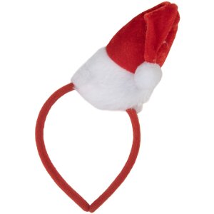 Clayre & Eef Bandeau avec Bonnet de Noël 12x6x22 cm