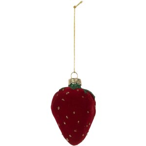 Clayre & Eef 6GL5250 Ornement de Noël Rouge & Vert