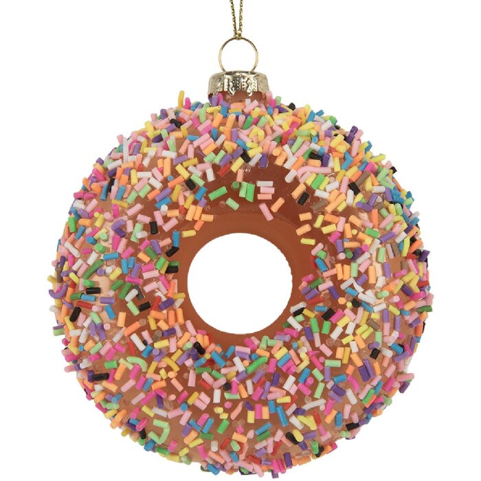 Clayre & Eef Suspension de Noël Ø 10x4 cm