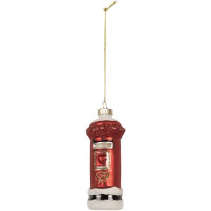 Clayre & Eef 6GL5256 Ornement de Noël 4x11 cm