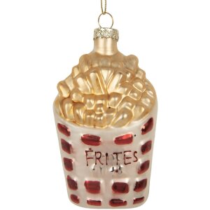 Clayre & Eef 6GL5260 Ornement de Noël 6x3x10 cm...