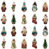 Clayre & Eef 6GL5262 Ensemble de 20 Décorations de Noël 28x20x4 cm