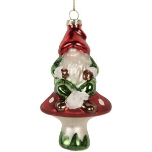 Ornement de Noël Clayre & Eef 6GL5263 7x6x13 cm...
