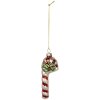 Clayre & Eef 6GL5264 Ornement de Noël Verre 4x3x12 cm
