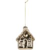 Clayre & Eef 6GL5268 Ornement de Noël 7x7x9 cm Doré