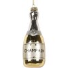 Clayre & Eef 6GL5278 Déco Noël Verre Ø 5x14 cm Doré Argenté