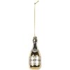 Clayre & Eef 6GL5278 Déco Noël Verre Ø 5x14 cm Doré Argenté