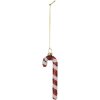 Clayre & Eef 6GL5281 Ornement de Noël Rouge et Blanc