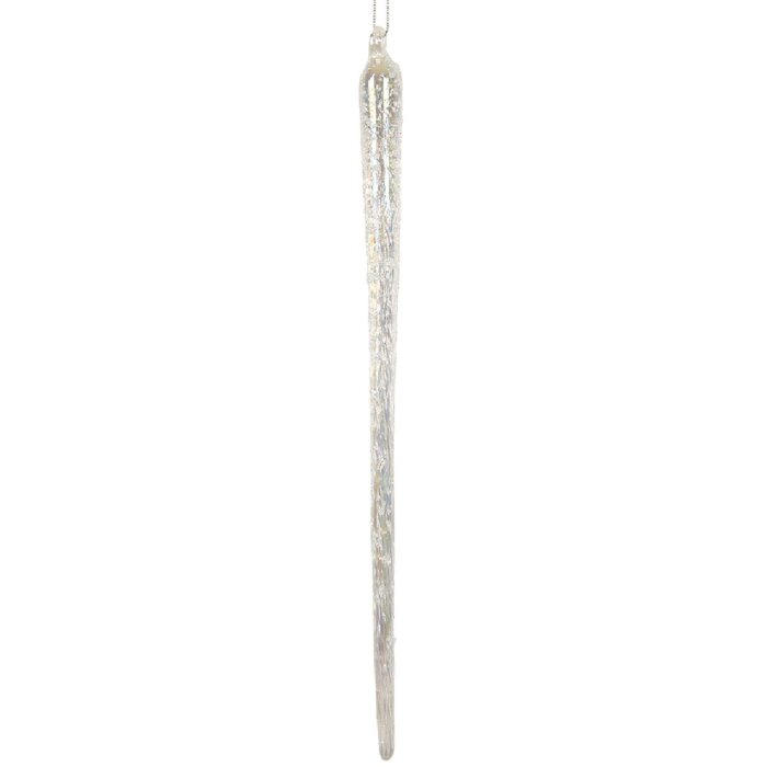 Clayre & Eef 6GL5284 Ornement de Noël Verre 2x25 cm