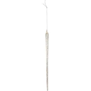 Clayre & Eef 6GL5284 Ornement de Noël Verre 2x25 cm