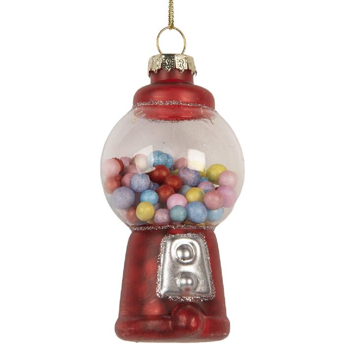 Clayre & Eef 6GL5303 Décoration de Noël Rouge Ø 5x9 cm