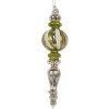 Clayre & Eef 6GL5304 Boule de Noël Ø 5x18 cm Argent Vert