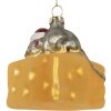 Ornement de Noël Clayre & Eef 6GL5305 8x8x8 cm