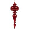Boule de Noël Ø 9x28 cm Rot Clayre & Eef