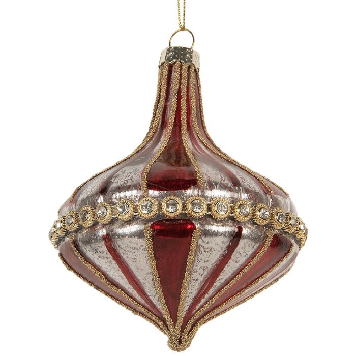 Boule de Noël Clayre & Eef Ø 9x11 cm