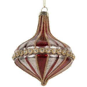 Boule de Noël Clayre & Eef Ø 9x11 cm