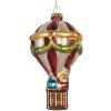 Clayre & Eef 6GL5323 Ornement de Noël Multicolore Ø 8x14 cm