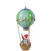 Clayre & Eef 6PR5613 Déco Père Noël Montgolfière 8x18 cm