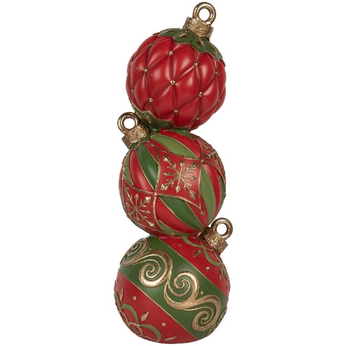 Clayre & Eef Boule de Noël LED 14x40 cm