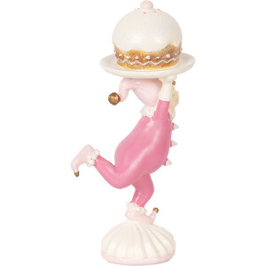 Décoration Elfe Clayre & Eef 12x8x21 cm Rose Beige