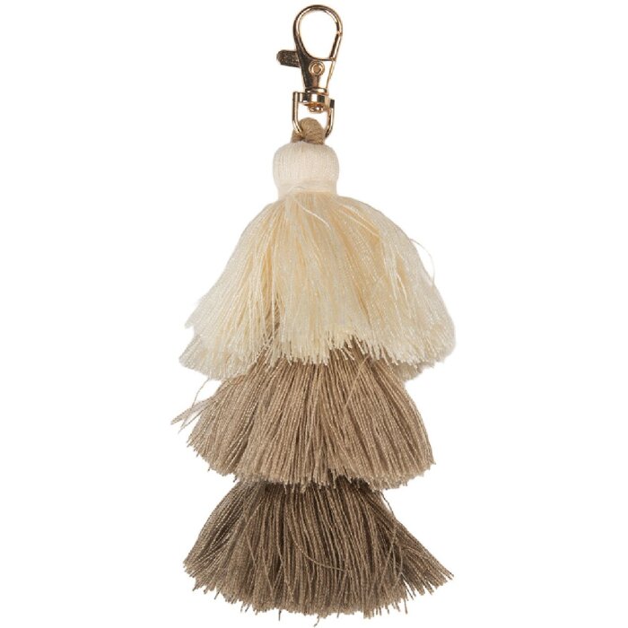 Porte-clés Juleeze JZKC0216 Beige 4x4x13 cm