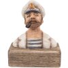 Clayre & Eef Décoration Capitaine en Bois 16x8x20 cm