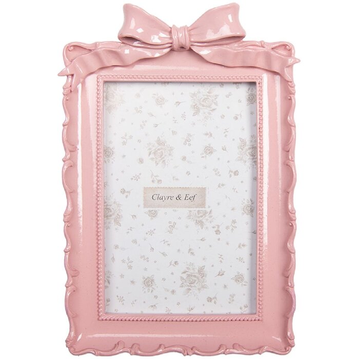 Cadre Photo Clayre & Eef 2F1286 15x4x21 cm 10x15 cm Rose