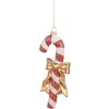 Clayre & Eef 66084 Décoration Suspendue Bâton de Sucre Rouge et Blanc