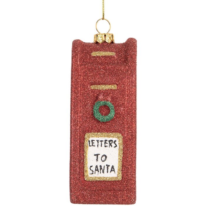 Clayre & Eef 66091 Boîte aux Lettres Suspendue Décorative Noël