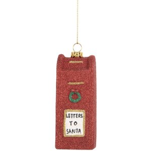 Clayre & Eef 66091 Boîte aux Lettres Suspendue Décorative Noël