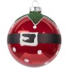 Boule de Noël Ø 8 cm Rouge Clayre & Eef