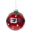 Boule de Noël Ø 8 cm Rouge Clayre & Eef